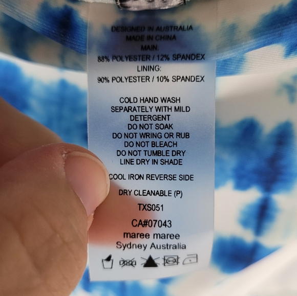 MAREE MAREE | strappy sides tie-dye bikini swim bottoms - Picture 6 of 6